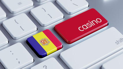 Fototapeta premium Andorra Casino Concept