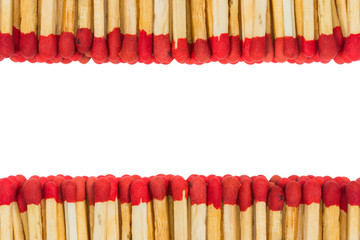 Matchstick isolated on white background