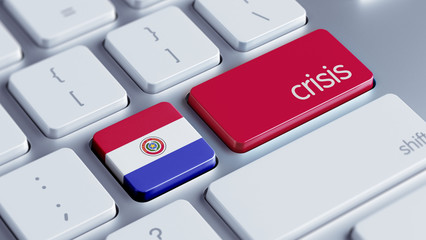 Fototapeta premium Paraguay Crisis Concept.
