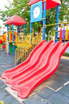 Colorful playground outdoor