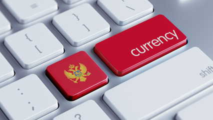 Fototapeta premium Montenegro. Currency Concept.