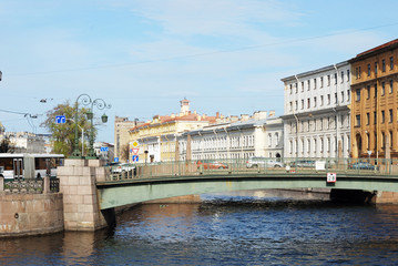 Fototapeta premium Cityscape in St. Petersburg
