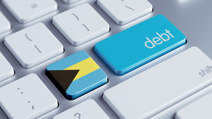 Bahamas. Debt Concept