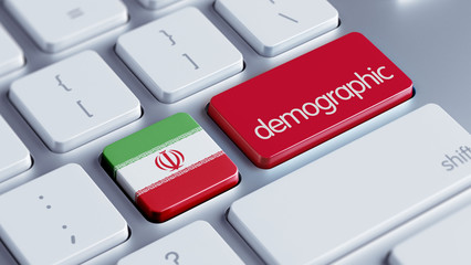 Iran Demographic Concept.