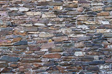 Stone wall in Parthenonas village, Chalkidiki, Greece