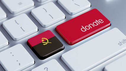Fototapeta premium Angola Donate Concept