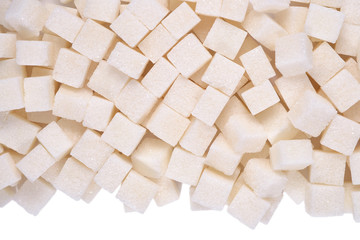 Heap of refined sugar