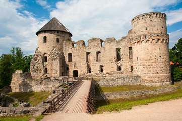 Fototapeta na wymiar Castle in Cesis