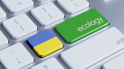 Ukraine Ecology Concept