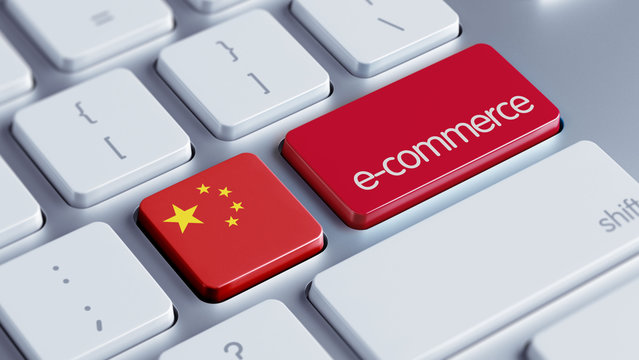 China E-Commerce Concept