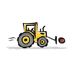 Tractor, construction equipment for your design