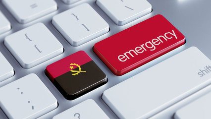 Fototapeta premium Angola Emergency Concept
