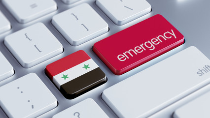Fototapeta premium Syria Emergency Concept
