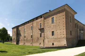 Visconteo Castle, east side, Voghera, Italy