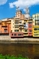 view of Girona with river