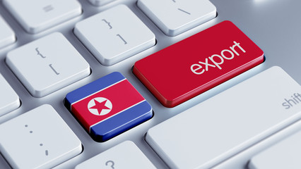 Fototapeta premium North Korea Export Concept