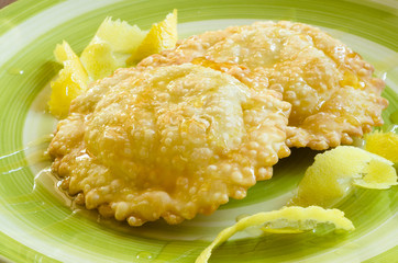 Sebadas, typical sardinian dessert