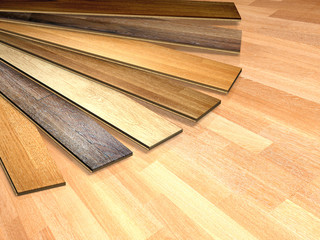 New oak parquet