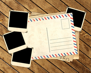 Retro photos and old post card