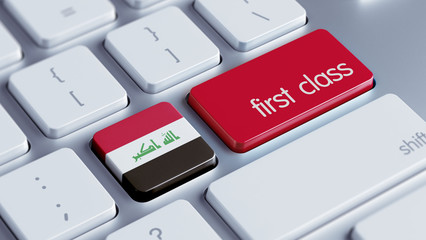 Fototapeta premium Iraq First Class Concept