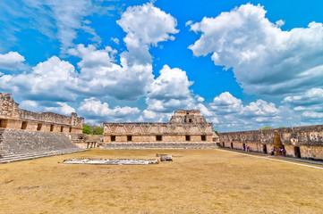 Uxmal ancient mayan city, Yucatan, Mexico