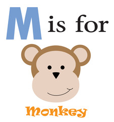 M is for Monkey