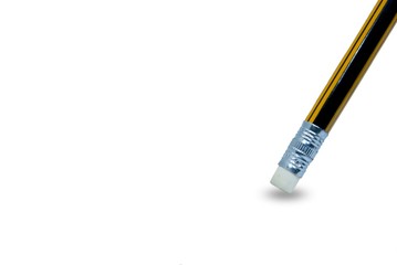 Pencil for writing and eraser