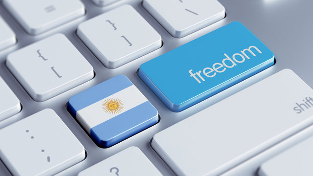 Argentina Freedom Concept