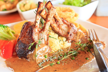 Lamb steak