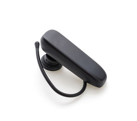 Bluetooth headset isolated on white
