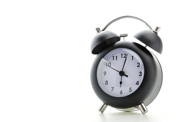 Clock isolated on white