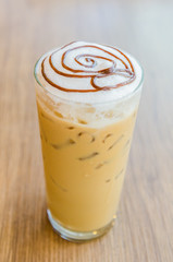 Iced mocha coffee