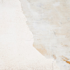 Cracked whitewash wall fragment © exopixel