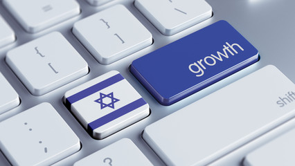 Fototapeta premium Israel Growth Concept.