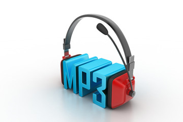 Head phone with mp3