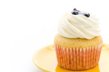 Cupcakes isolated on white background