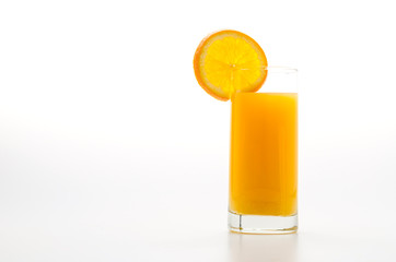 Orange juice glass