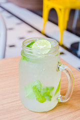 Mint lime soda