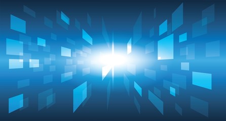 connessione, pixel, prospettiva