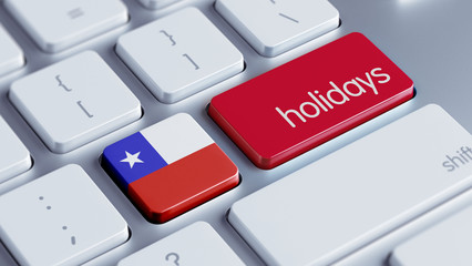 Fototapeta premium Chile Holidays Concept
