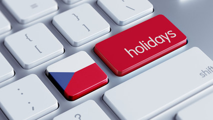 Fototapeta premium Czech Republic Holidays Concept