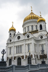 Fototapeta na wymiar Christ the Savior Church in Moscow, Russia