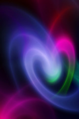 Colorful abstract background, love heart.  