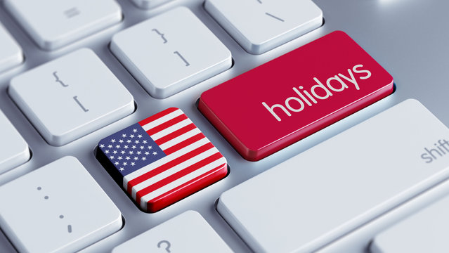 United States Holidays Concept