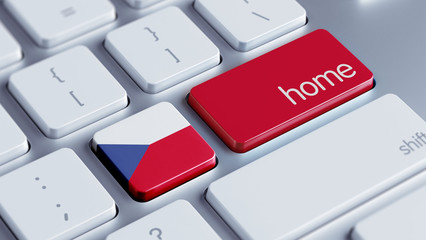 Fototapeta premium Czech Republic Home Concept