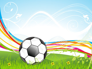 abstract colorful football background
