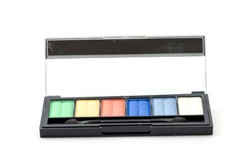 Isolated eye shadow makeup