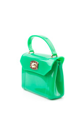 Handbag isolated white background