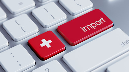 Fototapeta premium Switzerland Import Concept