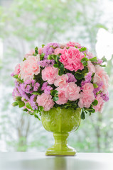 Bouquet in vase